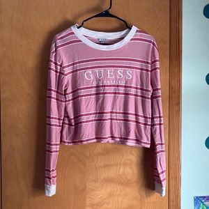 Guess striped long sleeve tee